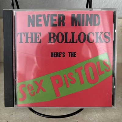 Sex Pistols CD Never Mind The Bollocks Punk Rock Album 1977 Remastered Classic Foto 1 de 3