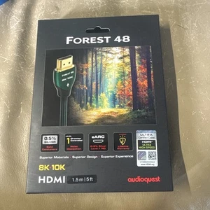 AudioQuest Forest 48 HDMI Cable 1.5m 8K/10K HDR 48Gbps NEW - Picture 1 of 2