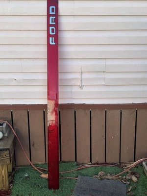 Puerta trasera Ford F150 F250 F350 1987-1991 acabado reflector rojo panel moldura Foto 1 de 3