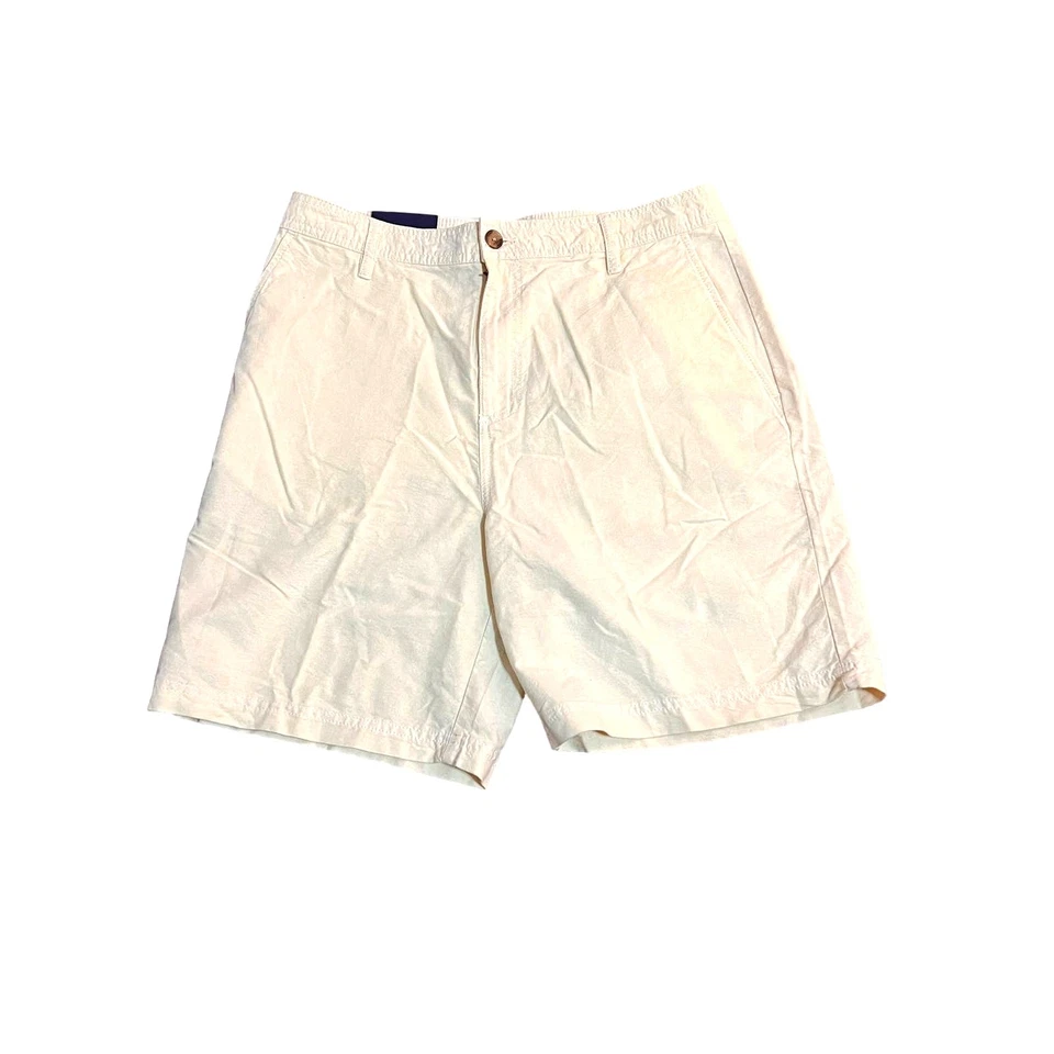 Pantalones Cortos Chinos Saddlebred Para Hombre 32x8 Amarillo Claro 100% Algodón Nuevos con Etiquetas Informales Golf Foto 1 de 4