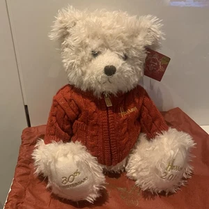 Harrods 2015 Christmas 30th Anniversary Teddy Bear With Tags & drawstring bag - Picture 1 of 14