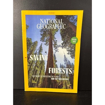 National Geographic Magazine Saving Forests Special Issue May 2022 Free Poster Foto 1 de 4