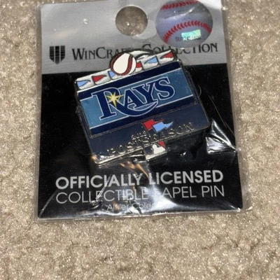 Tampa Bay Rays 2013 MLB Postseason Pin ALDS WinCraft Collection New in Package - Image 1 of 4