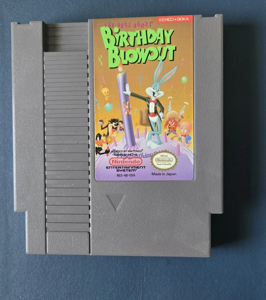 Bugs Bunny Birthday Blowout NES Nintendo Entertainment System 1990 Authentic - Image 1 of 1