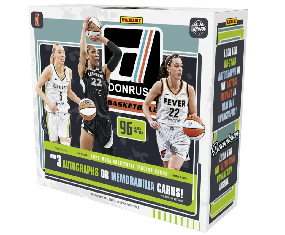 Caixa lacrada de fábrica para hobby RIP & SHIP 2025 Donruss WNBA basquete - Imagem 1 de 1