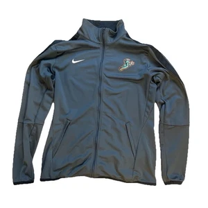 Nike Herren Medium grau durchgehender Reißverschluss Dri-Fit Trainingsjacke sportliche Leistung - Bild 1 von 7