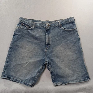 Wrangler Premium Relaxed Fit Blue Denim Jean Shorts Mens Size Actual 41 - Picture 1 of 6