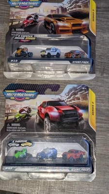 Micro Machines STUNT PACK Series 2 + 2  New 2 packs - Image 1 of 3