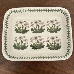 Portmeirion Jardín Botánico 12 1/2" Cazuela Horno Seguro Plato para Hornear Margarita Flores - Imagen 1 de 8