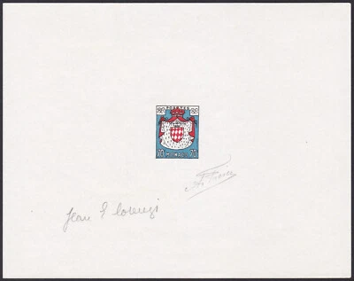 Brazos Monaco Sc313 Grimaldi, prueba firmada Foto 1 de 2