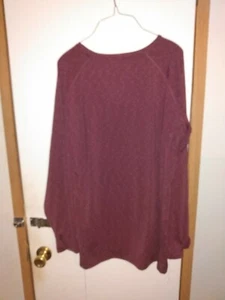 Earth Yoga Sustainable Organic Long Sleeve Tunic Shirt Size XX Large - Picture 1 of 2