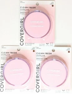Lot of 3 - CoverGirl Clean Fresh Healthy Look Pressed Powder #220 Deep  New - Picture 1 of 4
