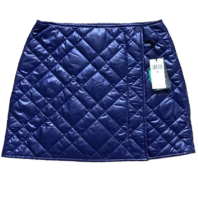 New Women's Ralph Lauren RLX Golf Quilted Skirt Size M Navy MSRP $248 - image 1 of 4