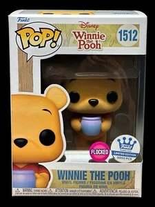 Funko Pop! Winnie the Pooh Flocked 1512 - Funko Exclusive w/Pop Protector - Picture 1 of 14