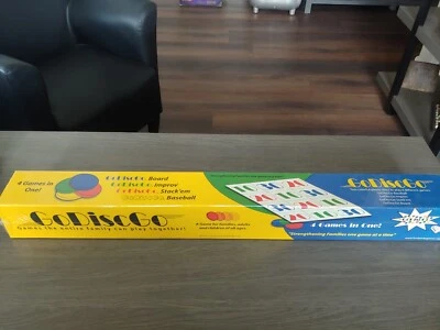 GoDiscGo FFG Fun Family Games 4 Games in One! 2003 All Ages DISCO: SEALED - Image 1 of 4