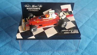 MINICHAMPS FERRARI F.1 312 T 1975 NIKI LAUDA WORLD CHAMPION Scala 1:43 - Immagine 1 di 4