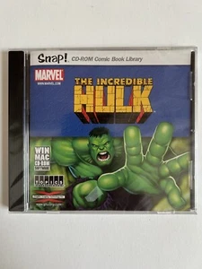 NEW SEALED THE INCREDIBLE HULK : SNAP CD-ROM COMIC BOOK LIBRARY - PC & APPLE MAC - Bild 1 von 4