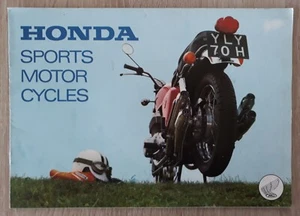 Honda Sports Motorcycles Range Brochure 1970 - CB CD 100 125 175 250 750 - Picture 1 of 6