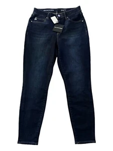 For Luv Of Denim donna vita alta skinny lavaggio scuro taglia 6 nuovo con etichetta $88 - Foto 1 di 16