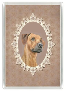 RHODESIAN RIDGEBACK LOVELY DOG ART PRINT NOVELTY FRIDGE MAGNET GREAT GIFT - Picture 1 of 1