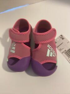 Adidas D97198  Alta Venture Pink Multi  Sandals Toddler Girl Size 7 NWT