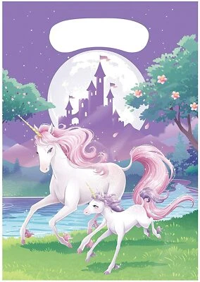 Bolsas Unicornio Fantasía Favor, 8 ct Foto 1 de 3