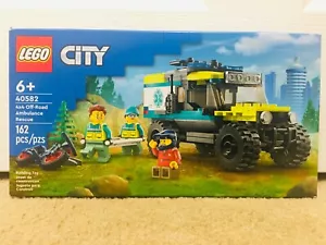 LEGO CITY: 4x4 Off-Road Ambulance Rescue (40582) 162 Pieces Sealed New In Box - Picture 1 of 6