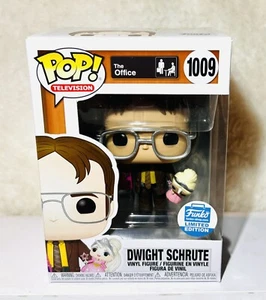 Funko POP! The Office Dwight Schrute Holding Doll #1009 Funko Shop Exclusive - Picture 1 of 6