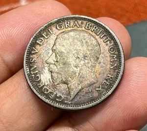 1926 Great Britain One Shilling Silver Coin - Picture 1 of 4
