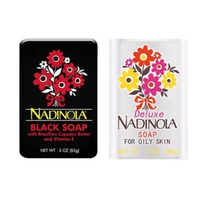 Juego de jabón negro y jabón de lujo Nadinola para piel grasa 3 oz cada barra - Imagen 1 de 1