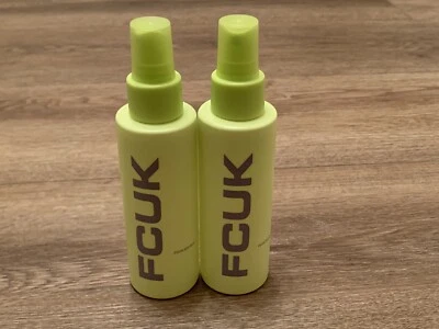 2 x FCUK EXHALE BODY MIST 120ml Body Spray Vegan FREEPOST