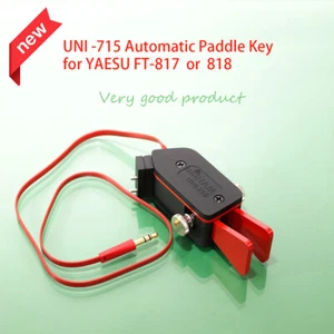 NOWY UNI -715 Automatyczny klucz wiosłowy CW Morse do HAM RADIO YAESU FT-817 818 - Zdjęcie 1 z 5