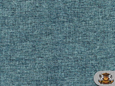 Polyester Vintage Linen Look SEAFOAM  Fabric / 60" W / Sold by the yard - Image 1 of 2