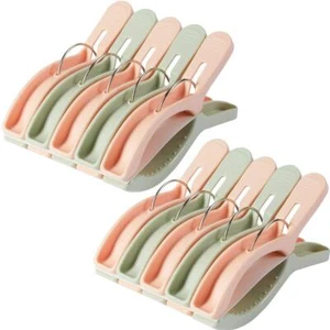 10 PCS Jumbo Beach Towel Clips for Pool Lounge Chairs Cruise Vacation Pegs - Picture 1 of 7