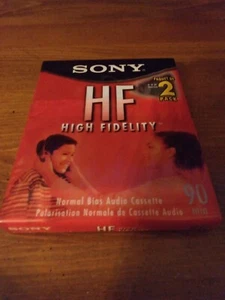 Nastri cassetta audio vuoti Sony HF alta fedeltà normale bias 90 minuti D05 - Foto 1 di 2