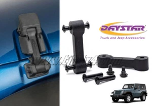 Loquets de capot de sécurité Daystar Jeep Wrangler JK, noir, KJ09145BK - Imagen 1 de 2