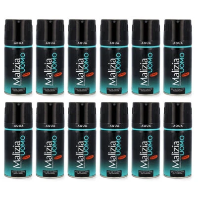 MALIZIA UOMO AQUA Deodorante edT 12x150ml deo