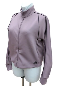 adidas Damen Trainingsjacke Sport Freizeit Sweatshirt Gr. L 42 /44 Altrosa Top - Bild 1 von 9