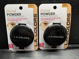 LA Colors Pressed Powder Makeup - CBPP322 - Tan - Pack Of 2 - Picture 1 of 4