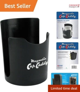 Compact Magnetic Cup Holder - Securely Holds Drinks & Tools, Ideal for Garage - Picture 1 of 11