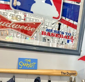 The Sandlot Logo Baseball Team 1962 Adventures Display Text Collectable Stand TS - Picture 1 of 2