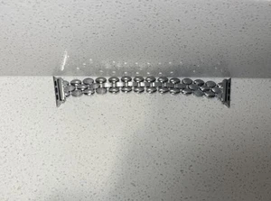 Silver Chain Linked Apple Watch Band - Picture 1 of 1