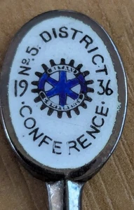 SILVER SPOON ROTARY CONFERENCE NO 5 DISTRICT 1936 - Picture 1 of 5