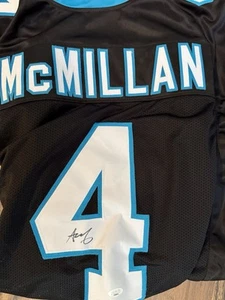 Tetairoa McMillan signiertes individuelles PANTHERS Trikot JSA - Bild 1 von 1