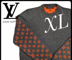 Original Louis Vuitton Half & Half Monogram Crewneck Knit Sweater XL Cashmere - Bild 1 von 20