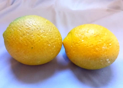 Par de limones alabastro tallados italianos vintage Foto 1 de 3