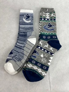 Vancouver Canucks Ugly Christmas Sweater and Crew Large Socks 2 Pairs - Picture 1 of 2