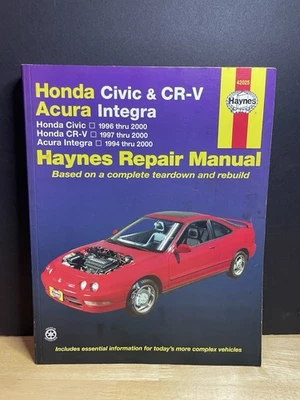 Honda Civic & Honda CR-V Acura Integra Haynes Repair Manual 42025 - Image 1 of 4