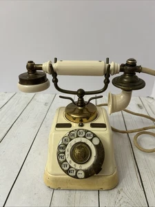 Antique Danish Kjobenhavns Telefon Aktieselskab Rotary Desk Telephone Denmark - Picture 1 of 8