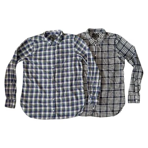 J Crew camicie classiche in flanella con bottoni a quadri donna leggere taglia 6 - Foto 1 di 9